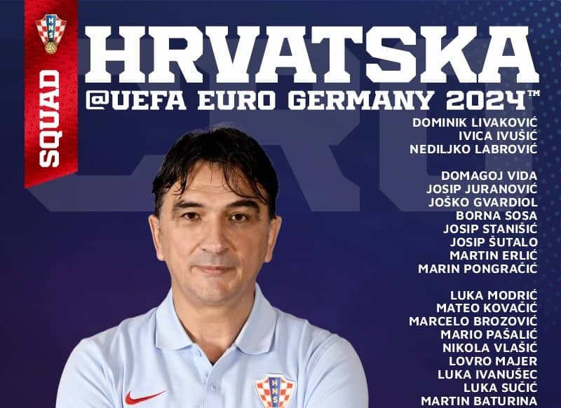 Dalić objavio popis vatrenih za Euro