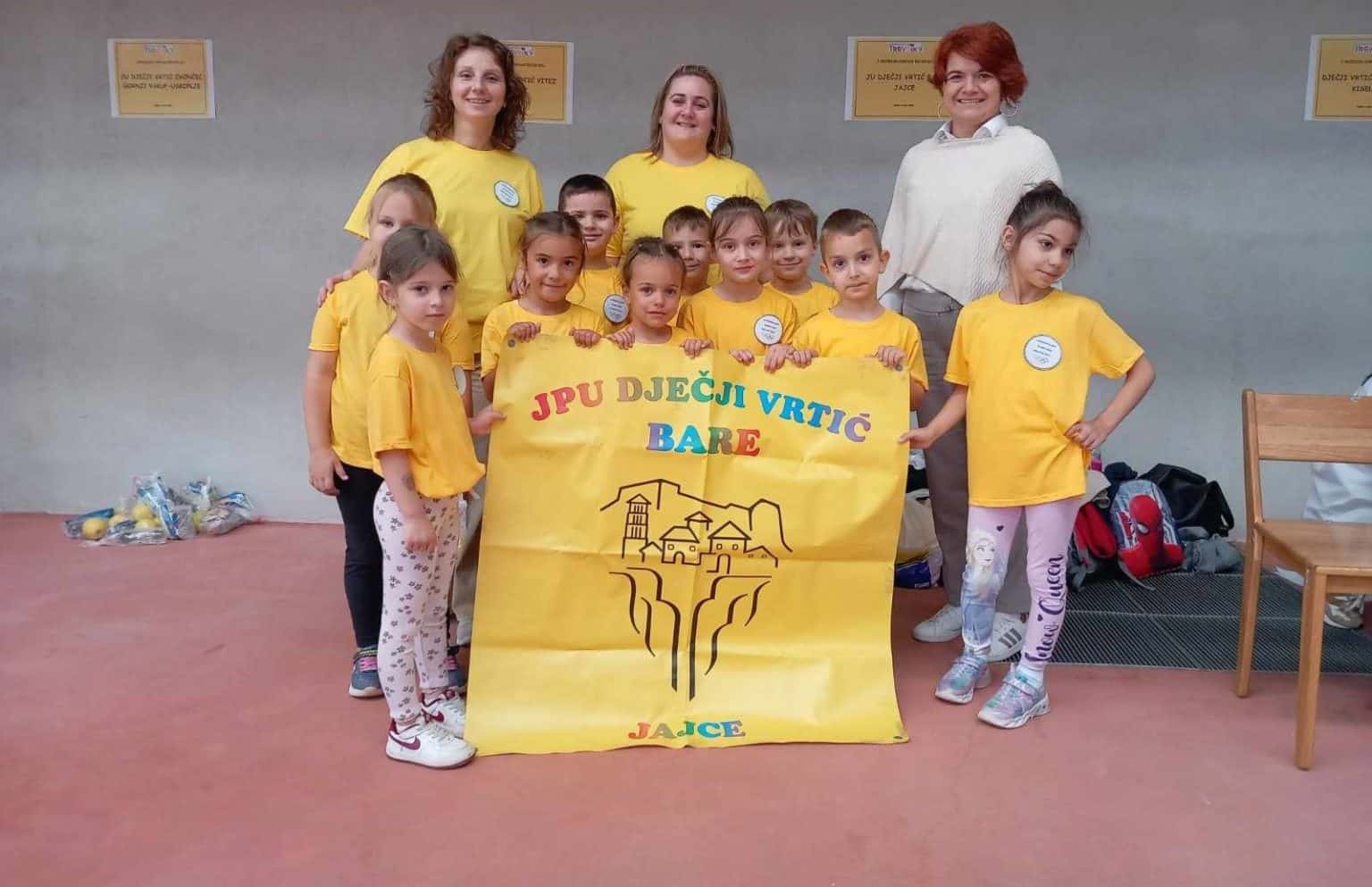 Jajački mališani na  2. Predškolskoj olimpijadi SBK/KSB