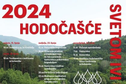 Program ovogodišnjeg hodočašća svetištu Svetog Ivana Krstitelja u Podmilačje