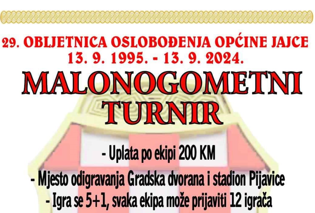 Spisak skupina na malonogometnom turniru “13.rujan”