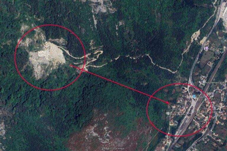 Granitna lavina sravnila pola sela: Otpad iz kamenoloma iznad Donje Jablanice godinama nije odvožen.