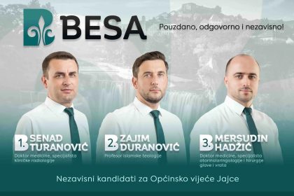 ZANIMLJIVOST NA IZBORIMA U JAJCU: Cijela lista prošla u Općinsko vijeće Jajce. Tko su doktori i profesor teologije iz Bese?