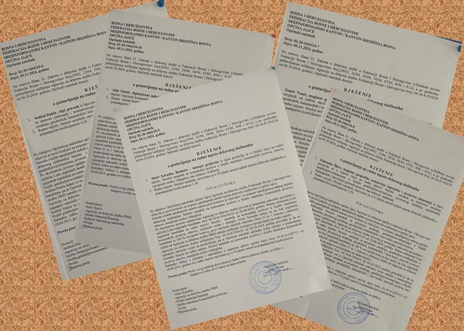 Općina Jajce primila 7 novih djelatnika