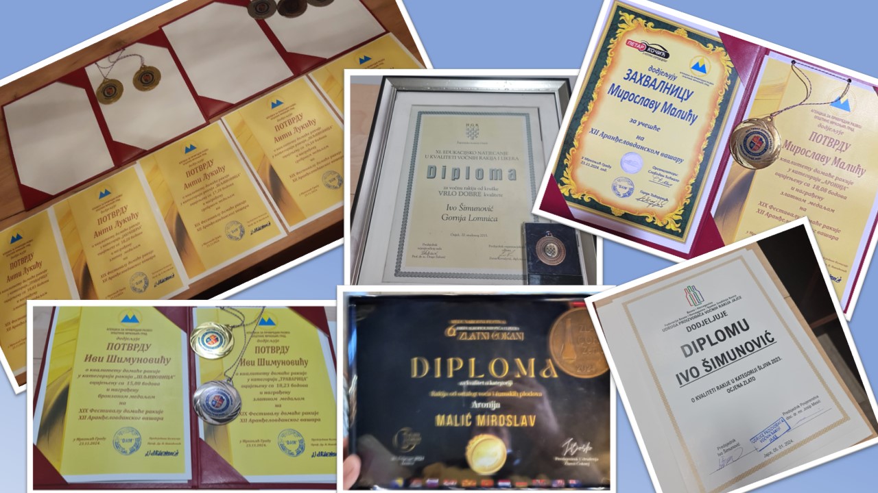 Veliki uspjesi jajačkih proizvođača voćnih rakija