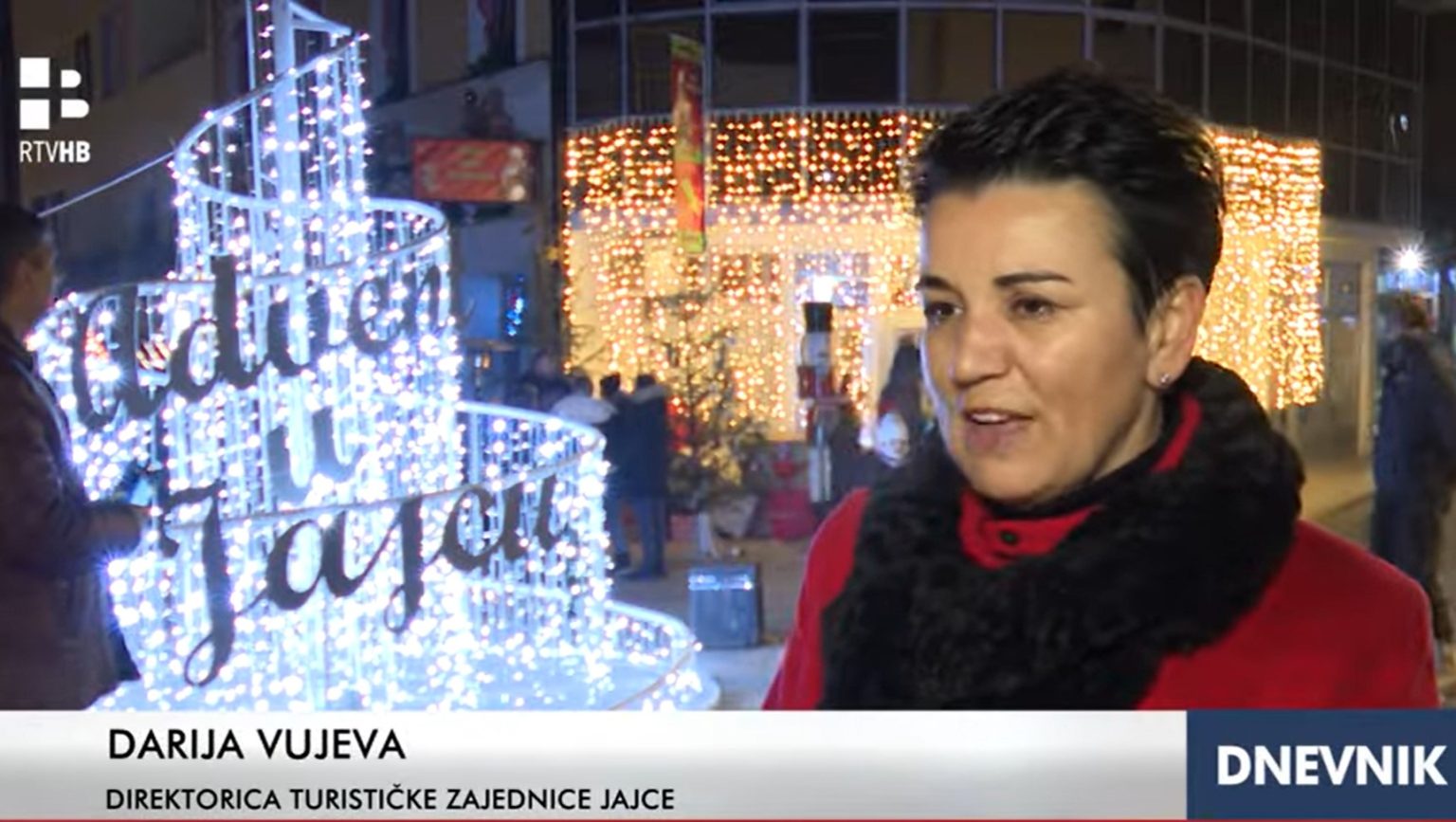 Televizijski prilog o Adventskom gradu u Jajcu