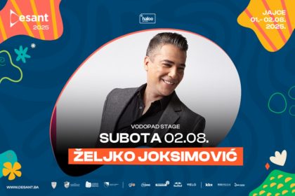 Na 6. Desant Festivalu u Jajcu: Ekskluzivni nastup Željka Joksimovića, jedini u BiH ovog ljeta
