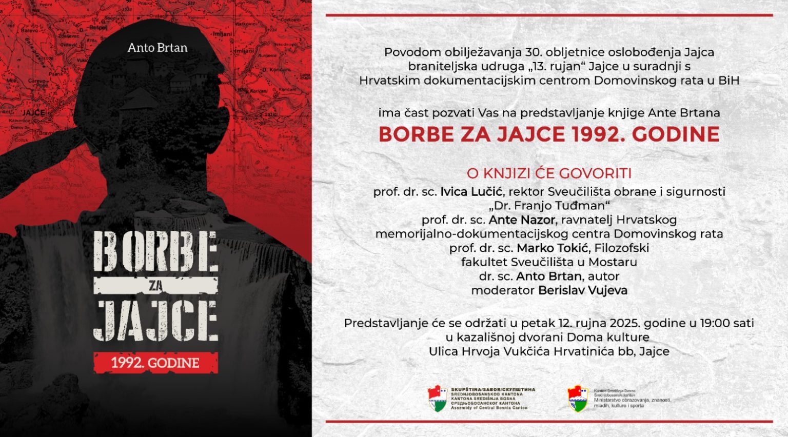PROMOCIJA KNJIGE: Borbe za Jajce 1992. godine