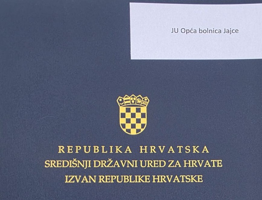 Opća bolnica Jajce dobila donaciju od 450.000 KM od Republike Hrvatske