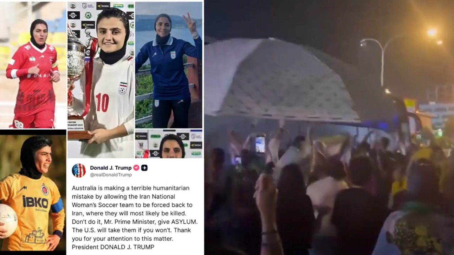 Trump ponudio azil hrabrim igračicama Iranske nogometne reprezentacije
