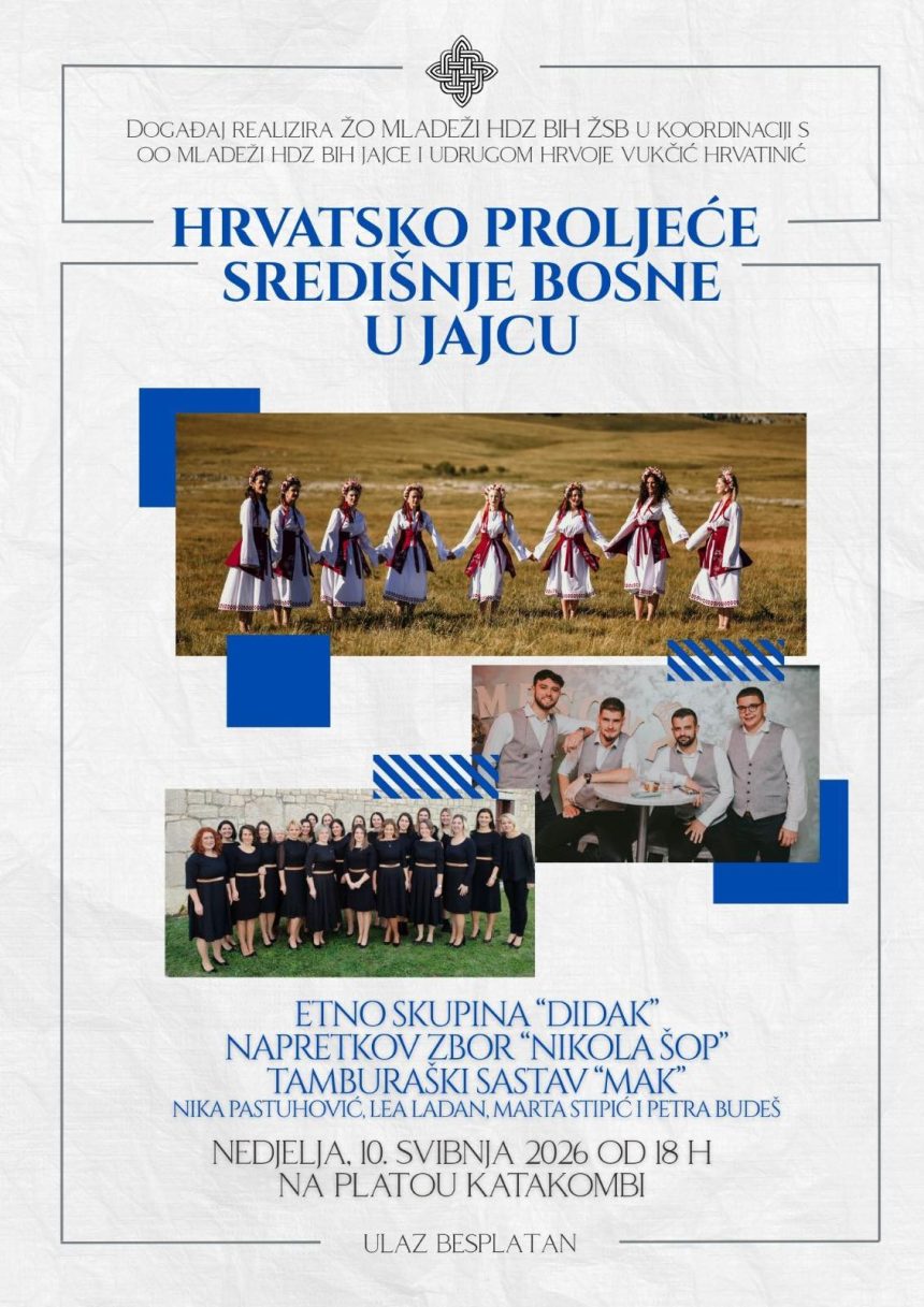 Najava manifestacije “Hrvatsko proljeće Središnje Bosne” u Jajcu