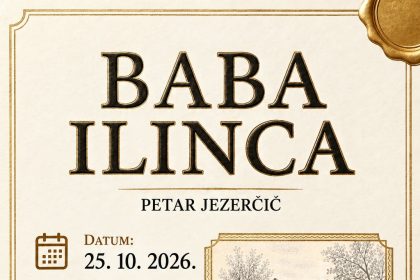 U ZAGREBU PROMOCIJA KNJIGE „BABA ILINCA” – PODRŽIMO MLADOG AUTORA IZ JAJCA!